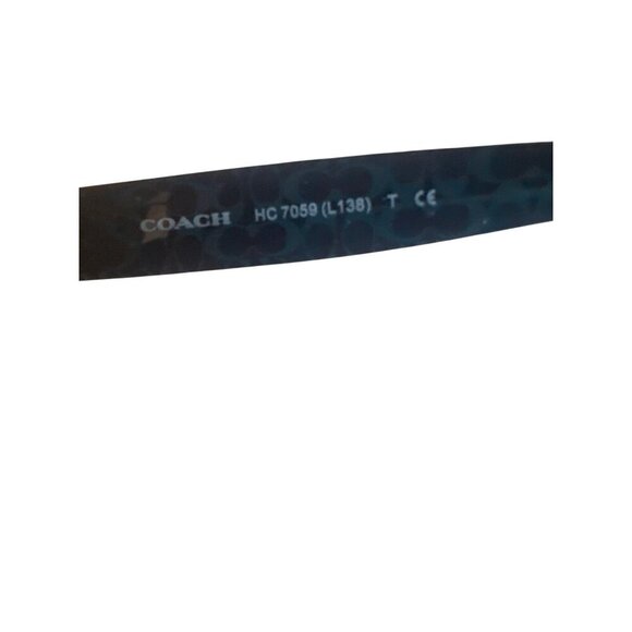 Coach Black & Gold Sunglasses With Carriage Detail &‎ Blue-Tinted Lenses main image 6